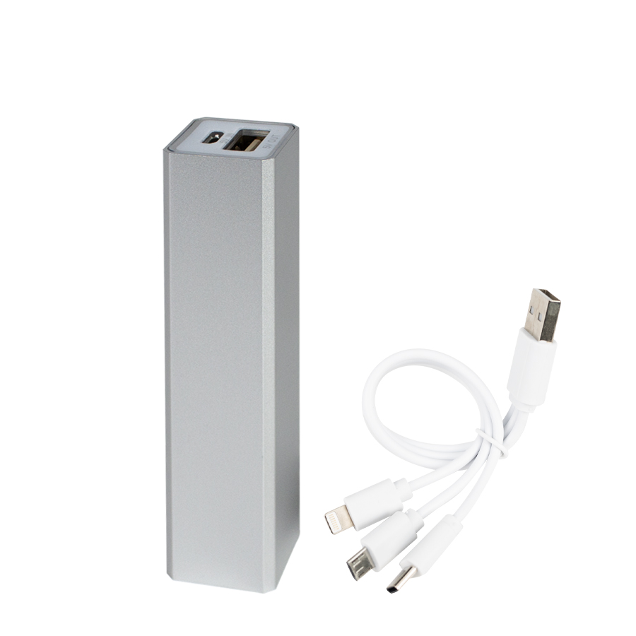 Cargador Power Bank metálico 2200mAh