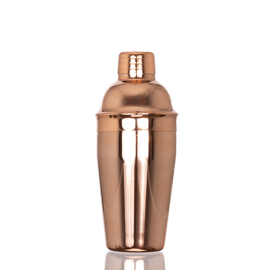 Coctelera metálica encobrizada "COPPER" 500cc