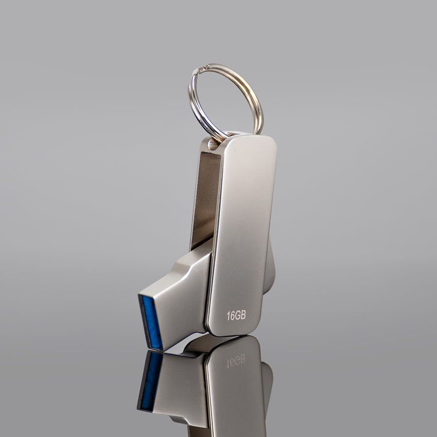 USB 3.0 Pendrive "Swivel" de Acero inoxidable 16GB