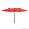 Quitasol ovalado "Twins" 4.55x2.7M