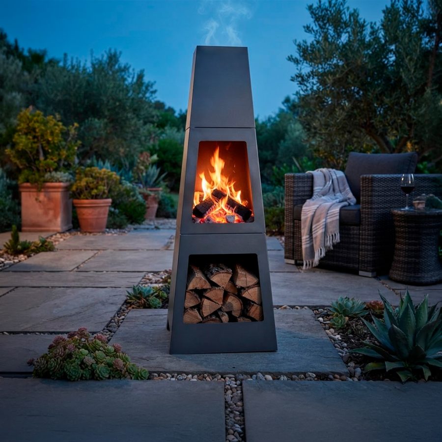 Chimenea "Nordic" para exterior